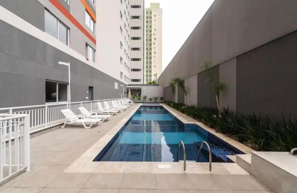 Refinado Studio No Bras Com Piscina/Metro Bras Сао Паоло Екстериор снимка